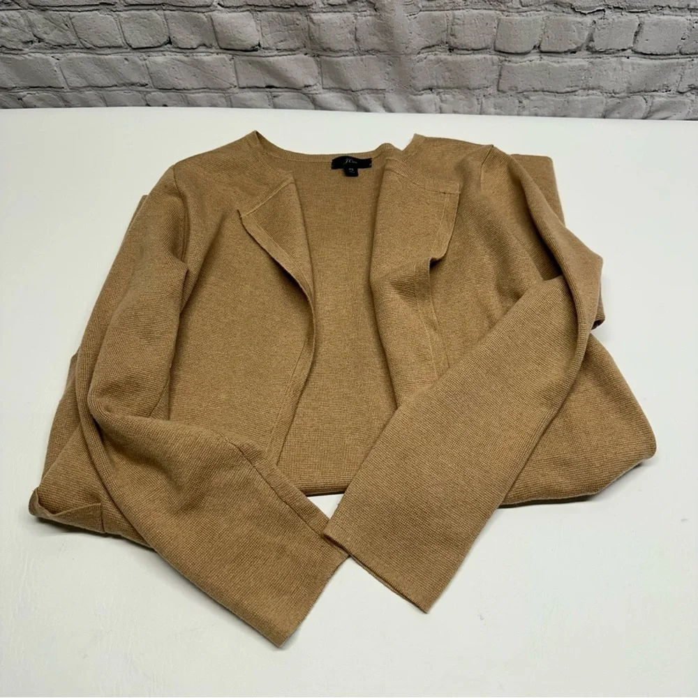 J Crew Juliette S open cardigan Sz XS cotton/wool/polyester blend